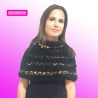 frileuse LUCY noir et or