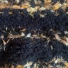 frileuse LUCY noir et or