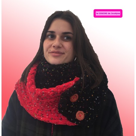 MIA GRAND FROID XXL rouge noir