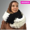 LISA GRAND FROID XXL blanc noir