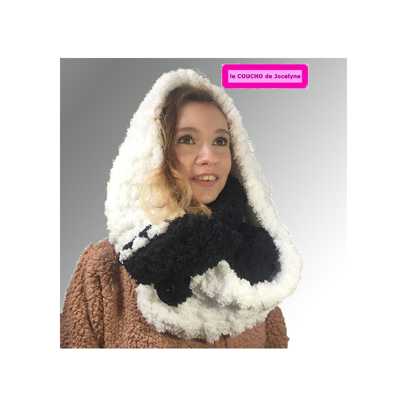LISA GRAND FROID XXL blanc noir