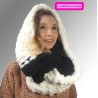 LISA GRAND FROID XXL blanc noir