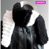 LISA GRAND FROID XXL blanc noir