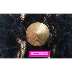 INES GRAND FROID XL noir et or