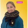 INES GRAND FROID XL noir et or