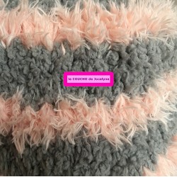 frileuse LINE gris et rose